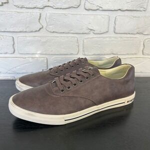 SeaVees Hermosa Lace Up Sneaker‎ Brown Vegan Leather Men's Size 9.5